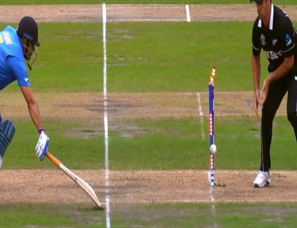 MS Dhoni's run out cost the Indian cricket team a spot in the 2019 World Cup final. 